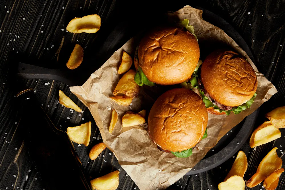 Delicious burgers and fries from PFK Kebab House